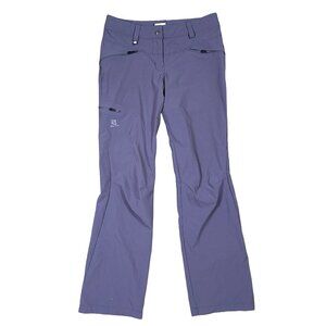 Salomon Women's Wayfarer Trekking Hiking Outdoor Pants Purple Size 6